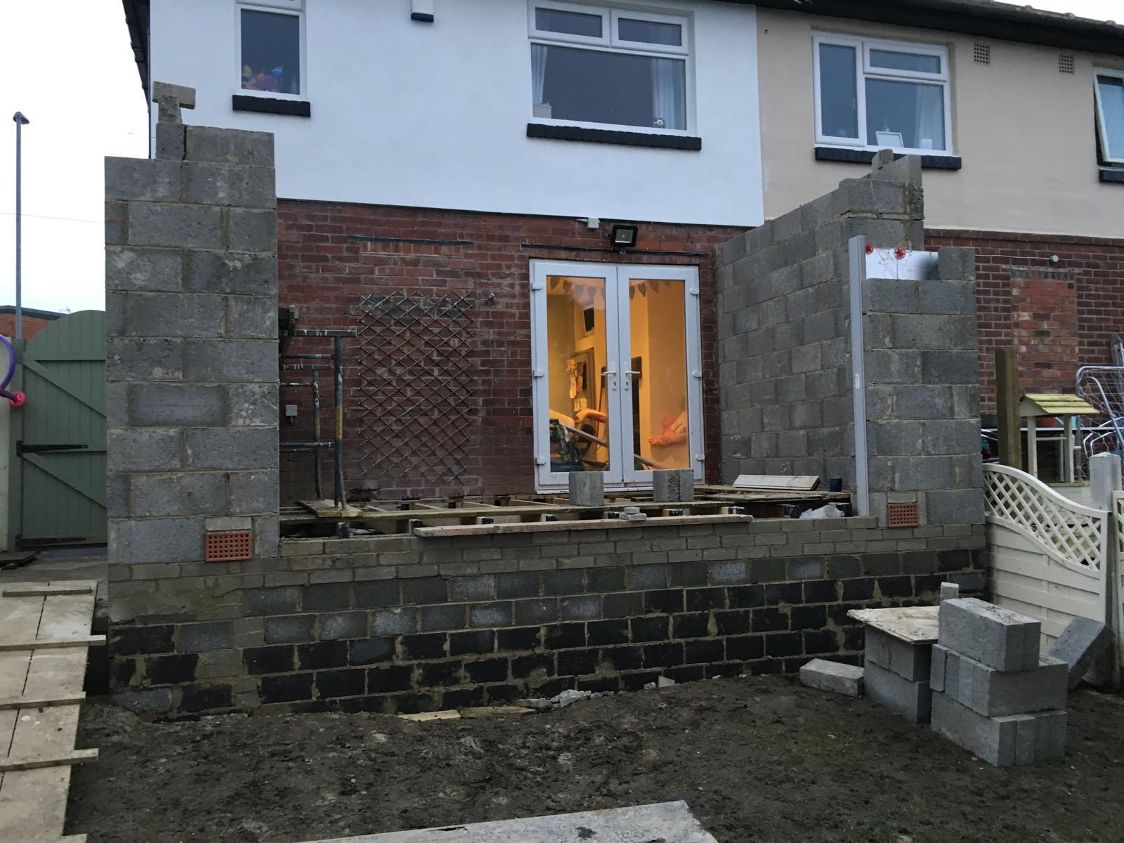 Load bearing wall removal